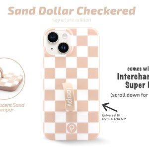 Sandstone Checkered Loopy Case iPhone 13